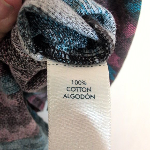 BKE Aztec-Print Longline Button-Down Tunic -‎ S - Picture 8 of 8